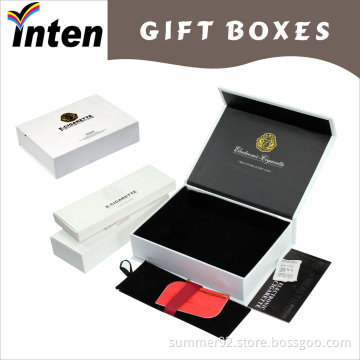 clamshell magnetic gift set paper jewelry boxes
